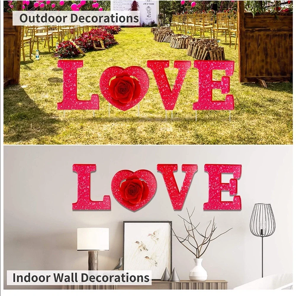 NEW•Love Large Corrugated Signage Letters